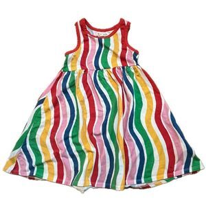 Tucker + Tate Rainbow Striped Racerback Sleeveless Dress Size 5